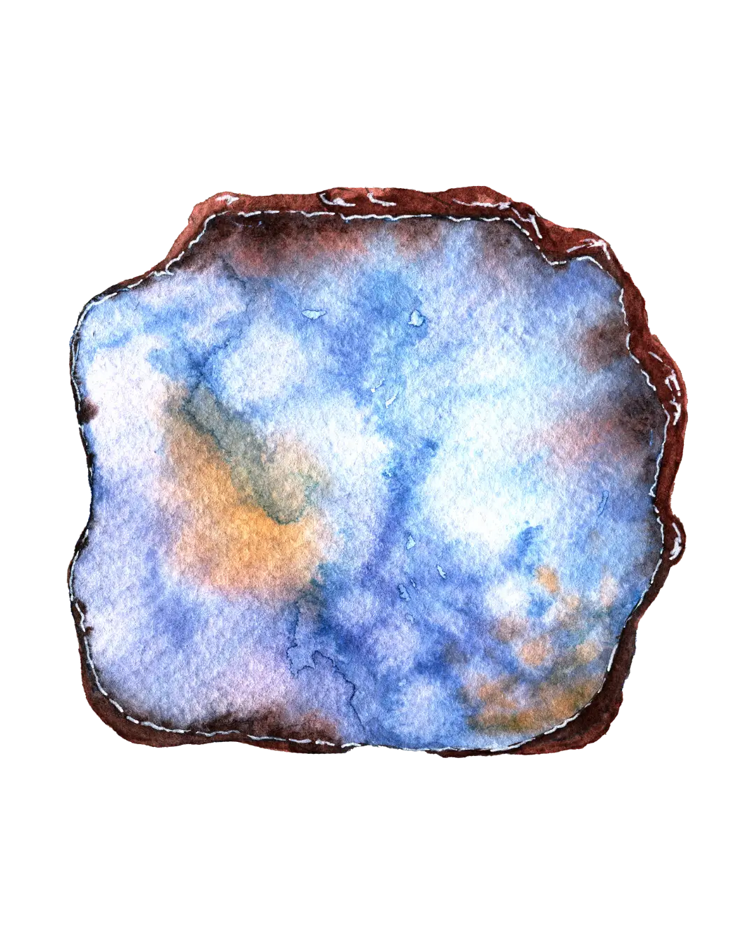conustltion révolution solaire - une agate symbolisant l'exploration énergétique du thème